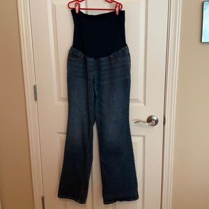 Indigo Blue Bootcut Maternity Jeans size medium